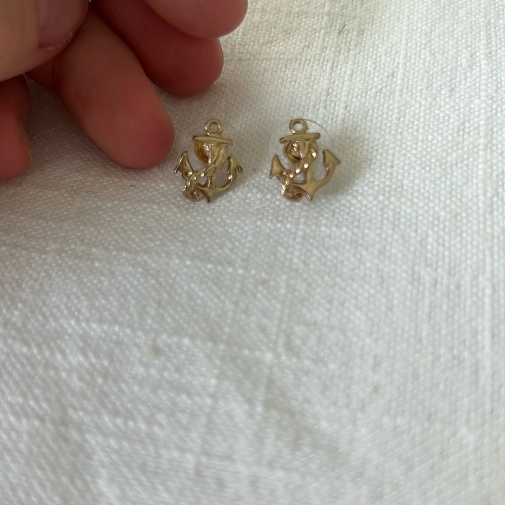 NWOT Kate Spade Anchor Earrings